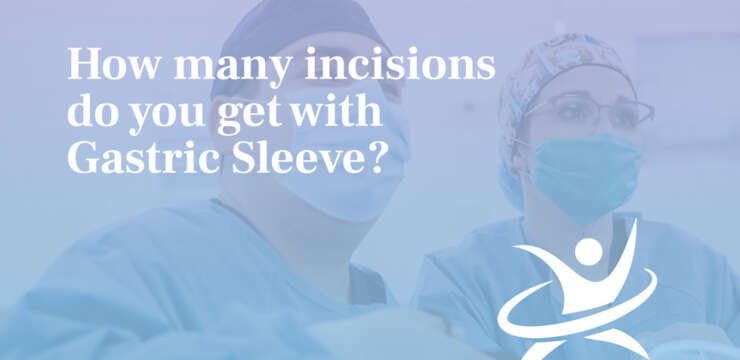 How many inicision do you get with Gastric Sleeve?